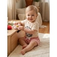 thumbnail image 6 of BemeyourBBs Toddler Baby Girls Summer Clothes Infant Baby Girl Raccoon Outfit Cute but Feral Letters Print Short Sleeve Raccoon Print T Shirt Tops with Pockets Shorts 2Pcs Set, 6 of 9