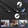 thumbnail image 4 of Cargador POWJDWZ 45W USB-C de carga rápida con cable de 1,8 m, negro, 4 of 8