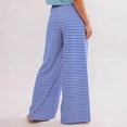 thumbnail image 7 of Cotton Sweatpants Women Hiking Cargo Pants Women Straight Leg Sweatpants for Women Capri Pants for Women Plus Size Stretchy Work Pants Wide Leg Cargo Pants for Women Blue S, 7 of 7