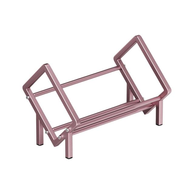 Desk with Storage Desktop Bookshelf, Stainless Steel Material, Desk, Book Storage, Learning Supplies, File Storage Rack
