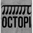 thumbnail image 2 of Octopi Day Math Geek Nerd Octopus Unisex Fleece Graphic Zip Up Hoodie Brisco Brands 4X, 2 of 5