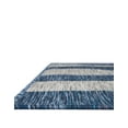 thumbnail image 5 of Unique Loom Outdoor Striped Collection Area Rug - Distressed Stripe (10' Square Blue/Ivory), 5 of 6