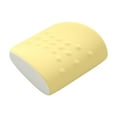 thumbnail image 1 of Tnarru Lumbars Support Pillow Back Support Breathable Soft Ergonomic Versatile for Office Chair Lower Back Cushion for Long Sitting Yellow, 1 of 8