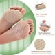 thumbnail image 4 of Almohadillas metatarsianas, inserciones en el antepié para mujeres, cojín antideslizante de tacón alto, almohadillas suaves para los pies, almohadillas invisibles (3 pares), 4 of 5