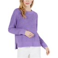 thumbnail image 2 of Maison Jules suéter de chenilla para mujer, morado, XX-Large maison Jules Pull-over, 2 of 2