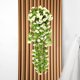 thumbnail image 4 of Flores artificiales de glicinia colgantes, orquídea violeta de seda, ajo, cesta de pared, decoración, enredadera floral artificial para el hogar, jardín, boda, fiesta, decoración interior y exterior,, 4 of 6
