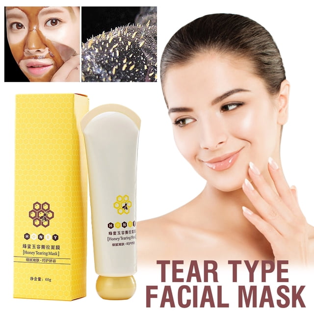 Fiudx Mascara Desprendible, Limpiadora de Poros, Real Facial Anti-Argugas, Hidratante para Eliminar Puntos Negros, Solución Antiedad, para Hombres y Mujeres, Fórmula Suave.