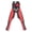Red, variant on OVTSC Automatic Wire Stripper 5 in 1 Cutter Crimper Peeling Puller Pliers Electrical Heavy-Duty Stripping Tool, Red, 10.63 inches / 27.0 cm