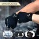 thumbnail image 4 of Guantes de entrenamiento ATERCEL para hombre y mujer, talla M, color negro, 4 of 7