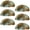 Multicolored 2, variant on PhooArto 6 Pcs Cup Drawer Pulls, Flower Butterflies Pug Dog Shell Shape Handles Cabinet Knobs for Dresser Cupboard Closet Wardrobe with Screws