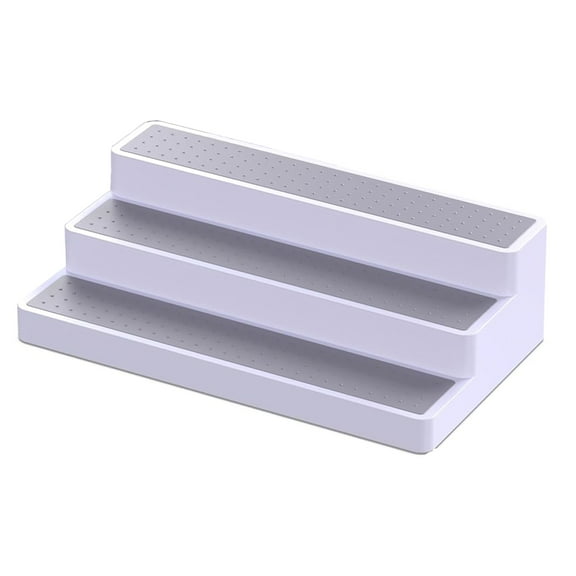 3-Tier Spice Rack Organizer, Non-Skid Spice Rack, Kitchen Countertop Storage Organizer, Spice Rack Organizer for Pantry Cabinet, Multi-functional Countertop Storage for Kitchen Bathroom Desk