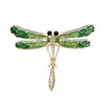 thumbnail image 1 of Pin de broche de cristal perfecl con diseño de libélula, 1 of 8