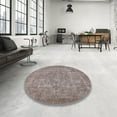 thumbnail image 4 of Ahgly Company Machine Washable Indoor Rectangle Industrial Modern Mauve Taupe Purple Area Rugs, 2' x 4', 4 of 7