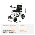thumbnail image 5 of KFFKFF 300 lbs Folding Electric Wheelchair Motorized Power Chair, 5 of 9