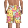 thumbnail image 3 of Naloa Donut and Blue Men's Beach Shorts, Surfing shorts, Swim trunks, Quick Dry Swim Trunks for Surfing Beach Fun - X-Large, 3 of 9