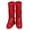 Red, variant on Doll Accessories, Dollhouse Miniature Scene Model Rubber Rain Boots Shoes Pretend Play Toy (Black)