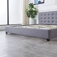 thumbnail image 4 of Base Cabecera Ilios Innova Para Cama King Size Madera Tapizada en Lino Gris, 4 of 5