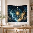 thumbnail image 5 of Cosmic Sun and Sacred Geometry Mandala in Starry Night Sky, Mystical Celestial for Space Lovers, Mystical Wall Art, Birthday Gift Tapestry Wall Hanging for Bedroom and Living Room, 5 of 7