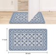 thumbnail image 6 of Bohemian Vintage Blue Flowers Door Mat Welcome Door Mat for Front Door, Home Entrance, Yard, Floor, Patio, Non Slip Spring Summer Welcome Mat Indoor Outdoor Doormat 0"*", 6 of 6