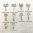 thumbnail image 6 of dianhelloya Nail Art Supplies 3Pcs Nail Charms Sparkling Stunning Visual Effect Ultra-Light Creative Shape Wide Application DIY Alloy Shiny Bow-knot Rhinestone Nail Art Decorations Crafts for Nail, 6 of 8