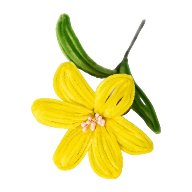 Flor de limpiapipas terminada, artesanía de flores de lirio artificiales hechas a mano, regalos para mujeres, mamás, abuelas, novias en cumpleaños, Día de la Madre