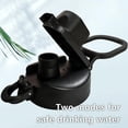 thumbnail image 6 of Replacement Lid for Cirkul Water Bottle,Black Lid Replacement Cirkul Lid 12oz, 22oz, 32oz, 42oz, 62oz Plastic & Stainless Steel Water Bottle, Nozzle with Button Lock, 6 of 7