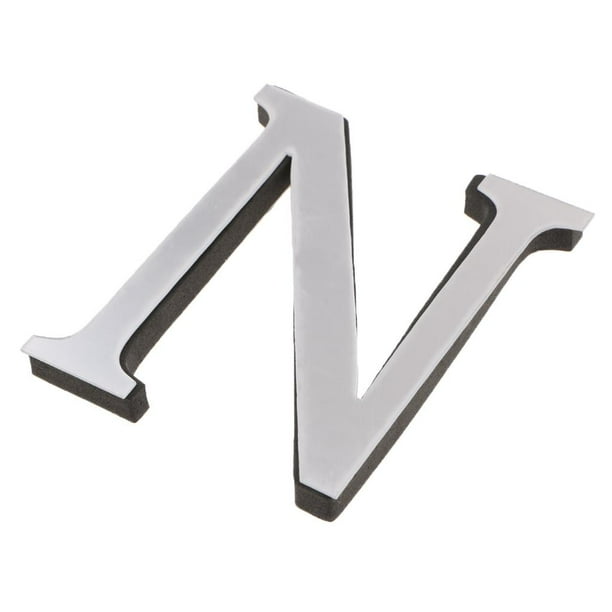 Letras 3D Espejo de Acrílico Baoblaze Decoración de letras DIY