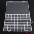thumbnail image 4 of Contenedor de caja de almacenamiento de señuelos de pesca de plástico transparente de 48 compartimentos para pesca, 4 of 5
