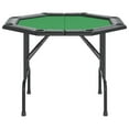 thumbnail image 5 of vidaXL Folding Poker Table Texas Holdem Table 8 Players Portable Casino Table, 5 of 13