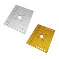 thumbnail image 2 of Riwesomey Placa de inserción de enrutadora de aleación de aluminio, fácil de usar, ergonómica, para una amplia gama de aplicaciones Herramientas eléctricas plata, 2 of 6