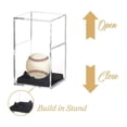 thumbnail image 3 of Baseball Display Case UV Protected Acrylic Baseball Display Cases Display Cases for Any Baseball, 3 of 5