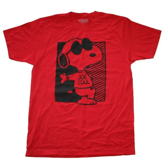 Cool Dog Men's Graphic Print Red T-Shirt (Large)
