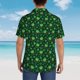 thumbnail image 4 of Fotbe Happy St. Patrick's Day Camisa Hawaiana para Hombre Unisex – Camisa Casual de Verano con Botones de Manga Corta de Algodón y Lino,X-Large, 4 of 7