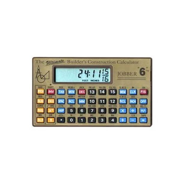 Jobber 6 Calculator