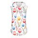 thumbnail image 4 of Tops de Ajuste Suelto para las Mujeres de Moda Impresa con Capucha sin Mangas, Poliéster, 4 of 5