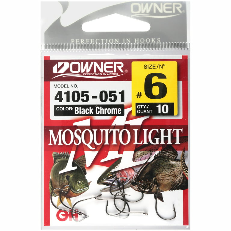Owner Hooks Mosquito Light Drop Shot Special ProPack Size 4 (Qty