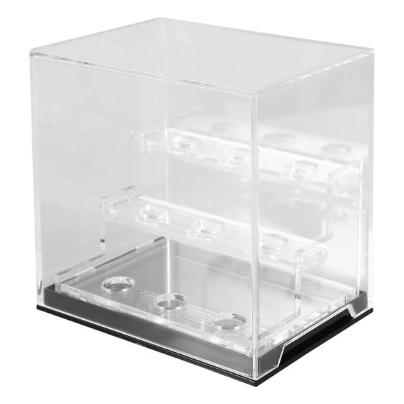 WORGEOUS Acrylic Display Case Rock Collection Display Box Small Rock Display Case Crystal Display Boxes Shell Specimen Display Rock Display Case