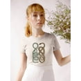thumbnail image 2 of Antique Snakes Iv. T-Shirt Women -Vision Studio Designs, Female Small, 2 of 4