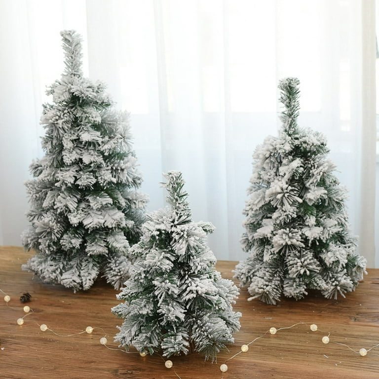 White Flocking Snow Spray Snow Christmas Tree Set Mini Imitation
