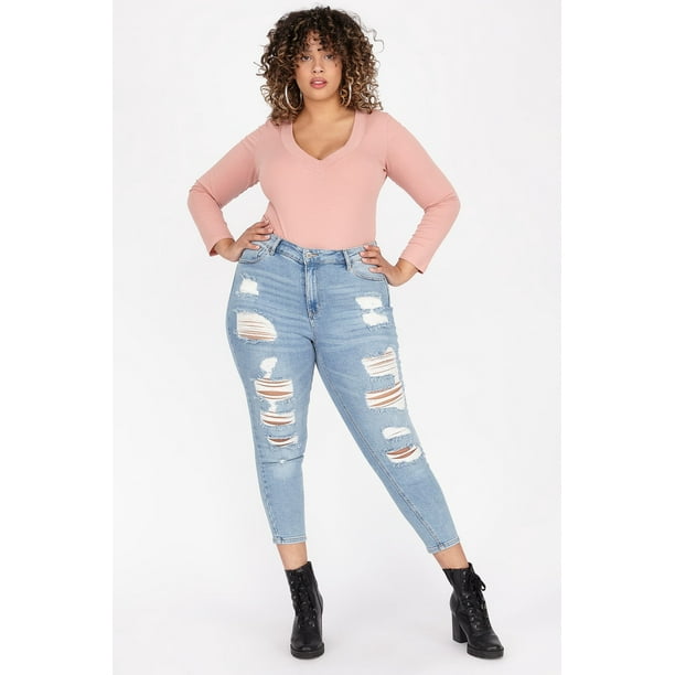 Jeans at hotsell walmart plus sizes