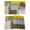 Yellow, variant on Yellow Brown Placemats Set of 8, Abstract Blue White Vintage Oil Painting Placemats for Dining Table, Place Mats for Kitchen Tabletop, Waterproof Wipeable Dining Table Mats Set