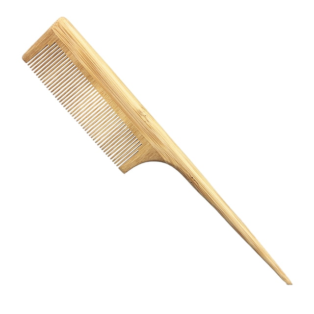 Peines para el cabello Breezelike - Peine de dientes finos - Peine de cola de madera con aroma natural sin estática para mujeres