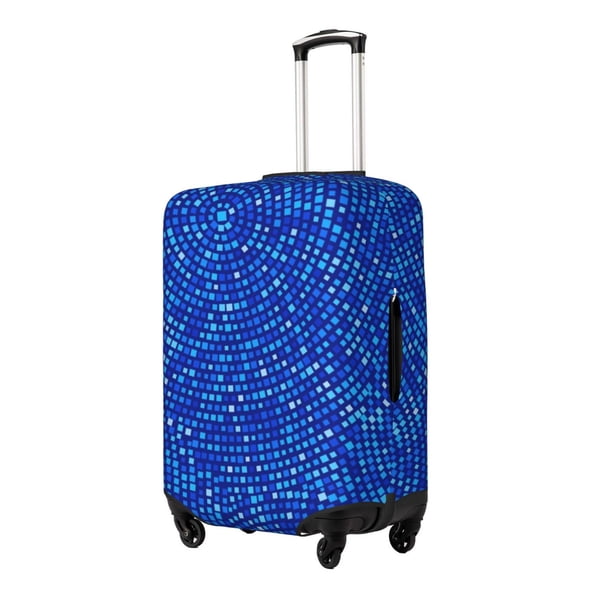 Fotbe Blue Circles Mosaic Funda Protectora para Equipaje, Antirrayones y Resistente a la Suciedad, Compatible con Maletas de 18 a 32 Pulgadas-X-Large