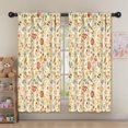 thumbnail image 5 of Pioneer Flower Floral Print Pattern Teens Curtains,Teens Insulated Curtains Set Of 2,Bedroom Essentials,Toddler Room Decor 52"x63", 5 of 5