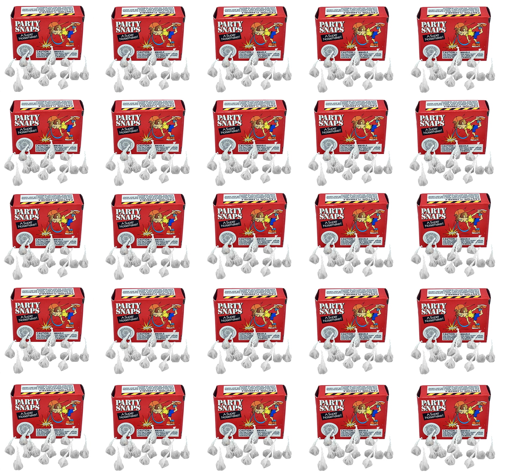 1250 Party Snappers Snap Pop Pop Snapper Throwing Party Poppers Trick