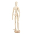 thumbnail image 3 of Maniquí Articulado de Cuerpo de Madera ANGGREK 16 Pulgadas Figura Humana Flexible para Dibujar, 3 of 8