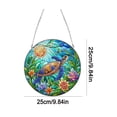 thumbnail image 2 of Atrapasueños Animal Flor Vitral Colorido Diamante Pintura Colgante Colgante, 2 of 9
