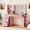 Pink, variant on Uforic 39.5" Makeup Vanity Desk with LED Mirror, 4 Drawers, 6 Shelves, Power Outlets,Dressing Table for Bedroom - Pink