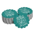 thumbnail image 1 of Inkdotpot Silver Foil Paper Hang Tags Thank You From The New Wedding Favor Tags 50 Pieces, 1 of 6