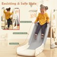 thumbnail image 2 of Huracan Kids Swing-N-Slide with Bus Play Structure, Freestanding Bus Toy with Slide&Swing for Toddlers, Bus Slide Set with Basketball Hoop, 2 of 9